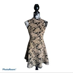 Forever 21 Black and Tan A line dress